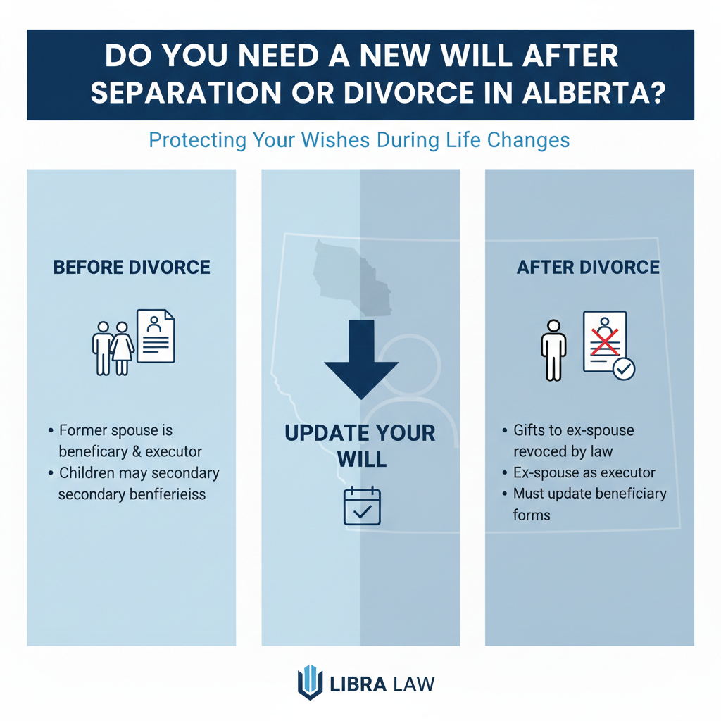 Do You Need a New Will After Separation or Divorce in Alberta?